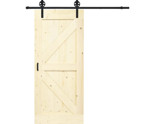 Holzschiebetür mit Beschlag