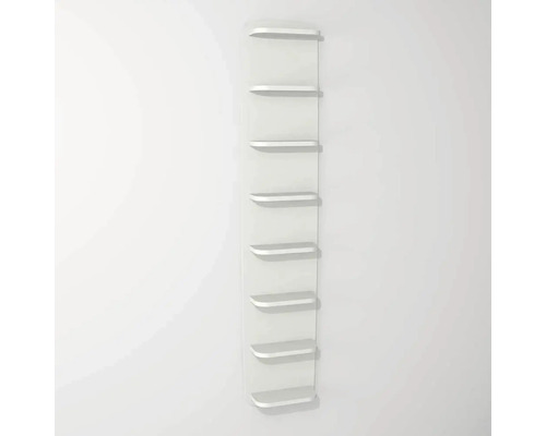 Étagère suspendue Devo Oval lxhxp 34x165x13.8 cm alpine white