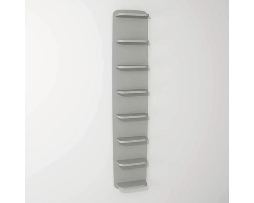 Étagère suspendue Devo Oval lxhxp 34x165x13.8 cm light grey