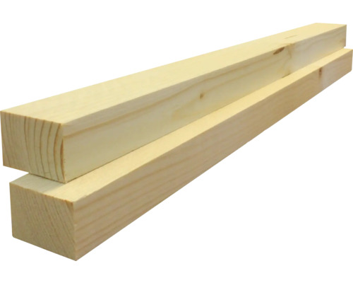 Latte de toit brute 27x40x2500 mm Deux lattes en bois