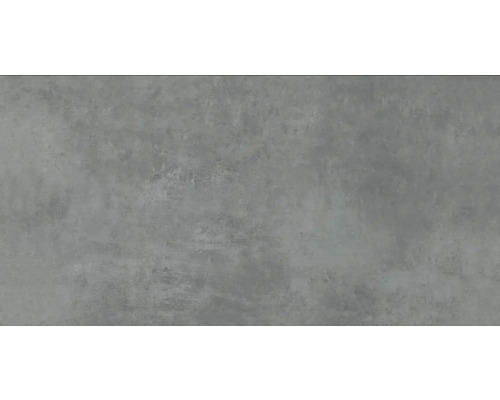 Carrelage sol et mur en grès cérame fin MIRAVA Manhattan anthracite 60x120x0,9 cm mat satiné (lappato) rectifié