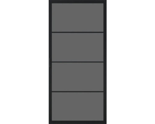 Porte coulissante à quatre panneaux