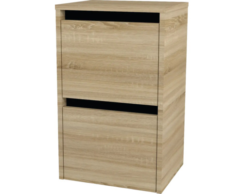 Armoire suspendue avec 2 tiroirs Devo Etna 2.0 lxhxp 40x65x33 cm natural bardolino oak