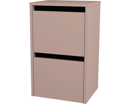 Hängeschrank mit 2 Schubladen Devo Etna 2.0 BxHxT 40x65x33 cm antique rose Schuhschrank mit zwei Fächern zur Aufbewahrung von Schuhen