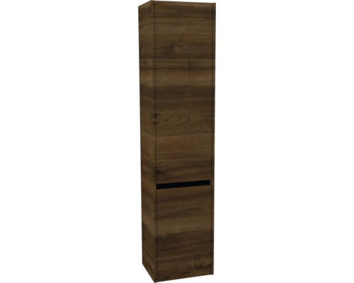 Armoire haute suspendue avec 2 portes Devo Etna 2.0 droite lxhxp 40x172x33 cm tobacco pacific walnut