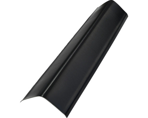 Gutta Guttanit+ Giebelwinkel schwarz 1050 x 170 x 170 x 2,25 mm Dunkle Sockelleiste aus Kunststoff