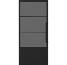 Porte intérieure avec vitrage et poignée