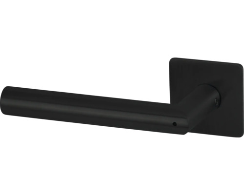 Béquille de porte en métal avec rosace carrée