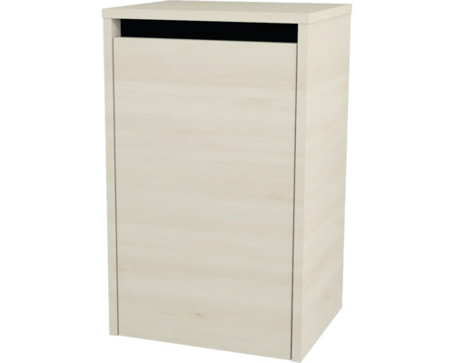 Armoire suspendue avec 1 porte et panier à linge Devo Etna 2.0 lxhxp 40x65x33 cm polar aland pine