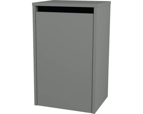 Armoire suspendue avec 1 porte et panier à linge Devo Etna 2.0 lxhxp 40x65x33 cm dust grey