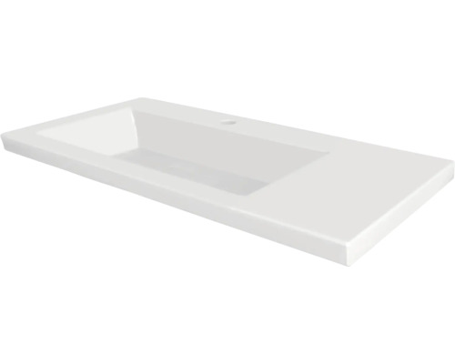 Lavabo pour meuble Devo Etna 2.0 85 x 44 cm blanc avec revêtement UM-SANOVIT85I