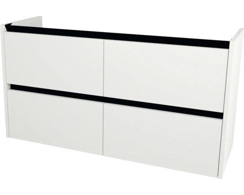 Waschtischunterschrank Devo Etna 2.0 BxHxT 118x64x40 cm alpine white