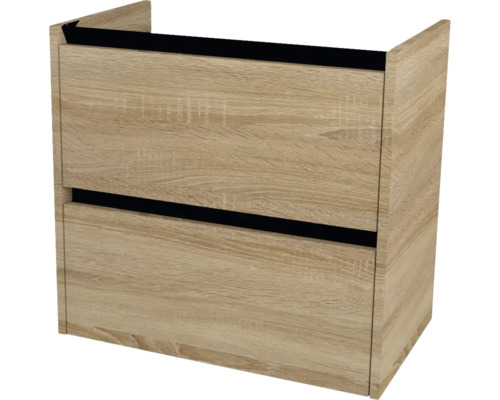 Waschtischunterschrank Devo Etna 2.0 BxHxT 67x64x40 cm natural bardolino oak Waschtischunterschrank mit zwei Schubladen