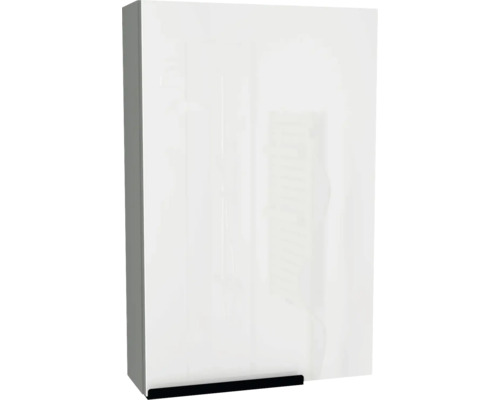 Armoire de toilette Devo Etna 2.0 droite lxhxp 45x70x16 cm dust grey Élément haut de cuisine blanc