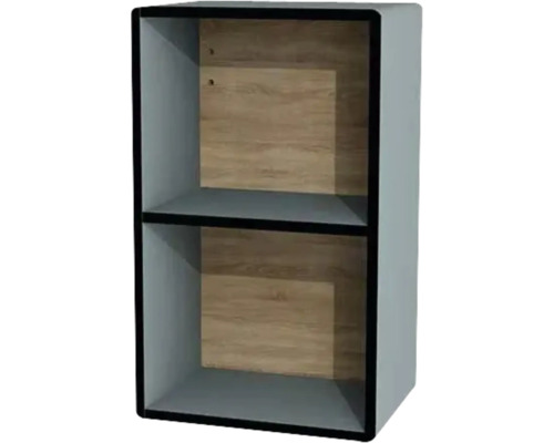 Hängeschrank offen Devo Sonus 2.0 BxHxT 38x63x28 cm fjord/natural bardolino oak