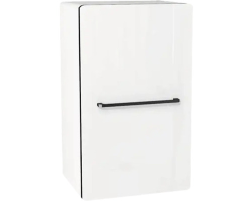 Armoire suspendue avec 1 porte Devo Sonus 2.0 droite lxhxp 38x63x30 cm arctic white haute brillance