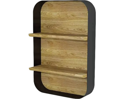 Étagère suspendue Devo Sonet lxhxp 40x60x15 cm black/natural oak wood