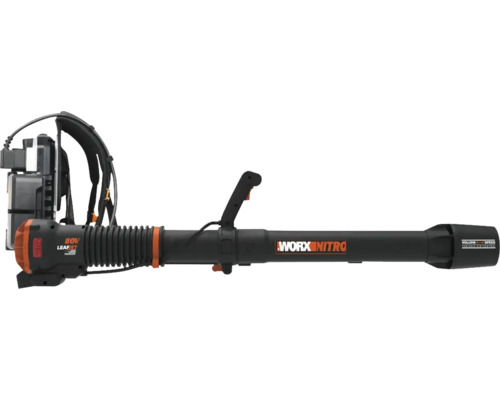 Souffleur de feuilles à batterie avec support dorsal de Worx Nitro