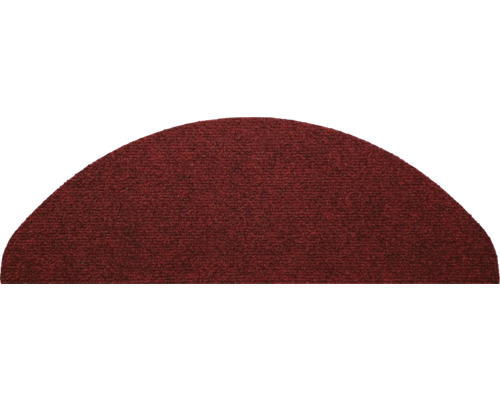 Stufenmatten-Set Paris rot 25x65 cm 15-teilig