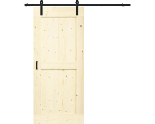 Holzschiebetür mit Beschlägen