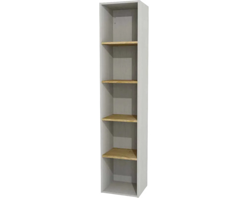 Armoire latérale ouverte Devo Sonet lxhxp 35x164x30 cm structure light grey/oak veneered chipboard