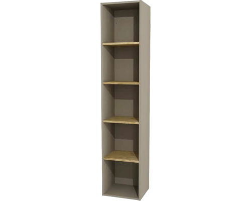 Seitenschrank offen Devo Sonet BxHxT 35x164x30 cm structure dakar/oak veneered chipboard