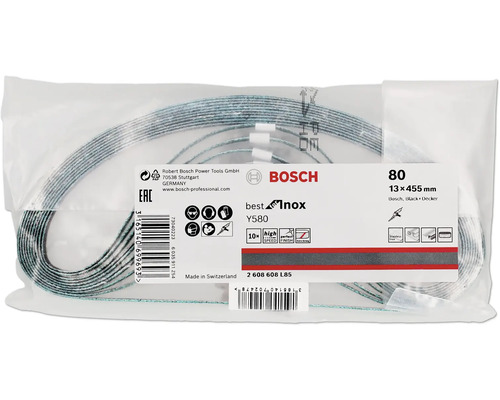 Lame de scie sauteuse Bosch Best Inox Y580, 13x455 millimètres