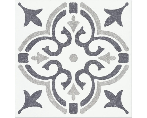 Carreau décoratif avec motif floral