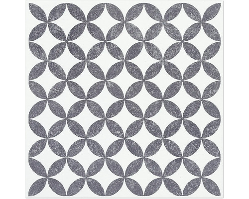 Motif de carreaux avec des cercles qui se croisent