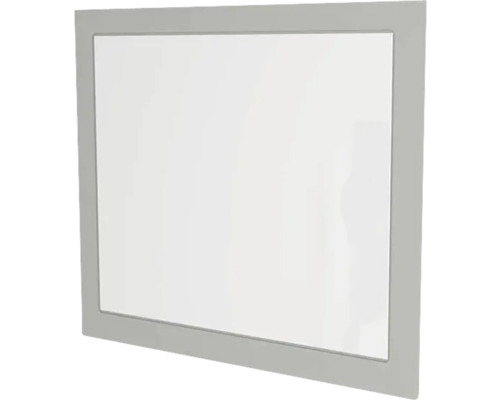 Miroir à cadre Devo Vena 2.0 80x70x2 cm pearl grey supermat