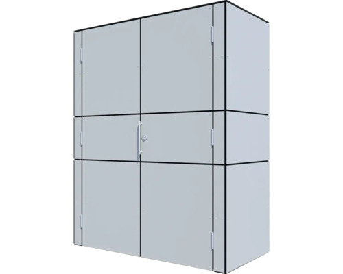 Grosser Geräteschrank zur Aufbewahrung von Gartengeräten