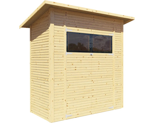 Abri de jardin en bois avec fenêtres