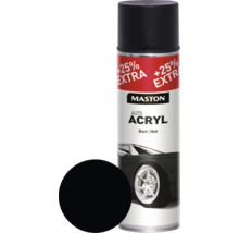 Maston Metallschutz Spray AutoACRYL matt schwarz 500 ml-thumb-0