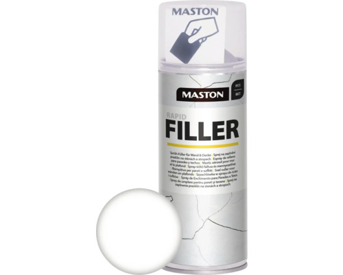 Maston Sprühlack Spray-Füller für Wand & Decke weiss 400 ml