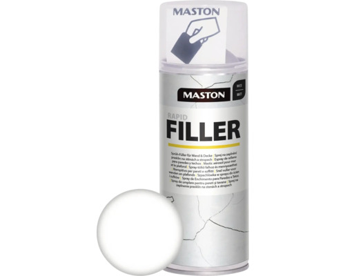 Maston Laque à pulvériser de remplissage pour mur et plafond blanc 400 ml