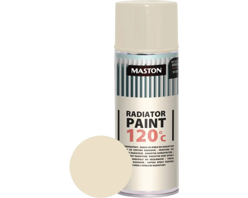 Maston Spray pour radiateur brillant magnolia 400 ml