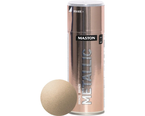 Maston Laque à pulvériser ACRYLIQUE metallic bronze 400 ml