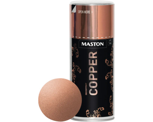 Maston Peinture aérosol effet déco cuivre brillant 150 ml