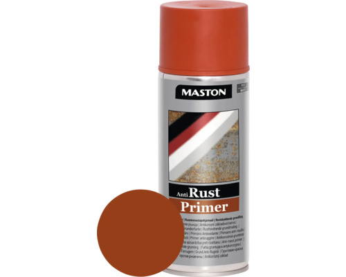 Maston Spray d'apprêt contre la rouille rouge brun 400 ml Maston Anti Rouille Primaire aérosol