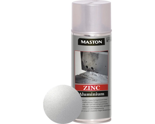 Maston Spray de protection pour métaux zinc/aluminium gris argenté 400 ml
