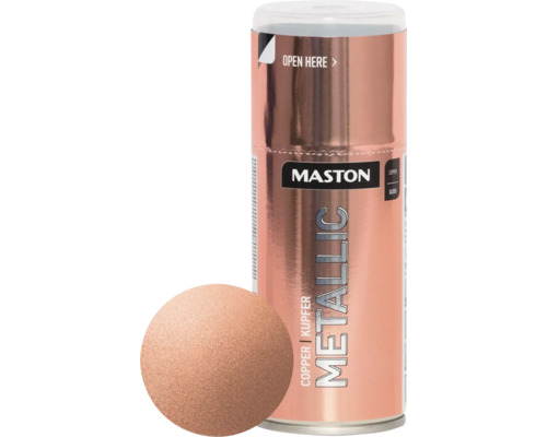 Maston Sprühlack Metallic hochglänzend kupfer 150 ml Mastons Kupferspraydose Metallic