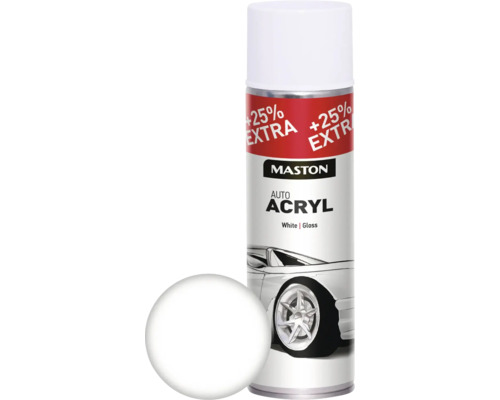 Maston Spray de protection pour métaux AutoACRYL blanc 500 ml