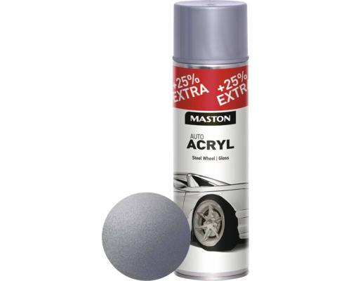 Maston Metallschutz Spray AutoACRYL silber 500 ml