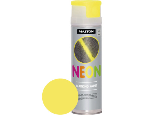 Maston Spray de marquage NEON jaune 500 ml