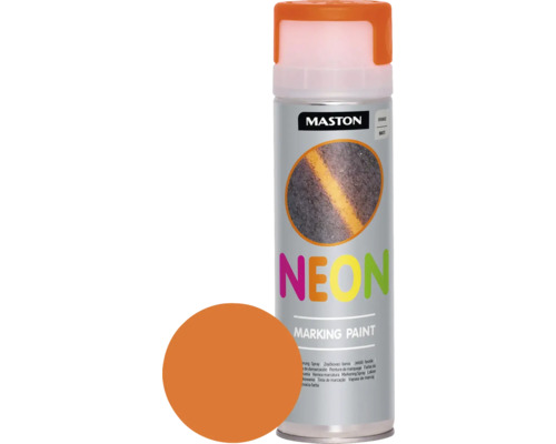 Maston Spray de marquage NEON orange 500 ml