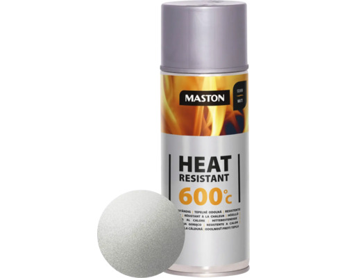 Maston Thermolack Spray Hitzefest silber 400ml