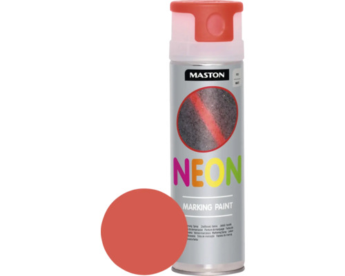 Maston Pulvérisateur de marquage NEON Maston rouge 500 ml