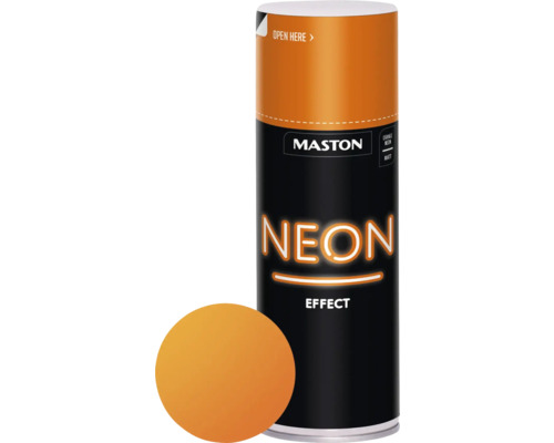 Maston Laque à pulvériser NEON orange 400 ml