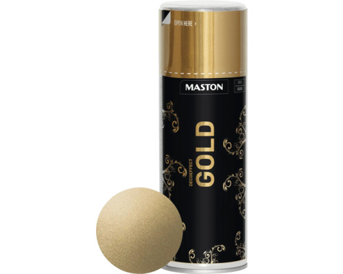 Maston Sprühlack Deko-Effekt gold 400 ml