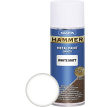 Maston Spray de protection pour métaux Hammer mat blanc 400 ml-thumb-0